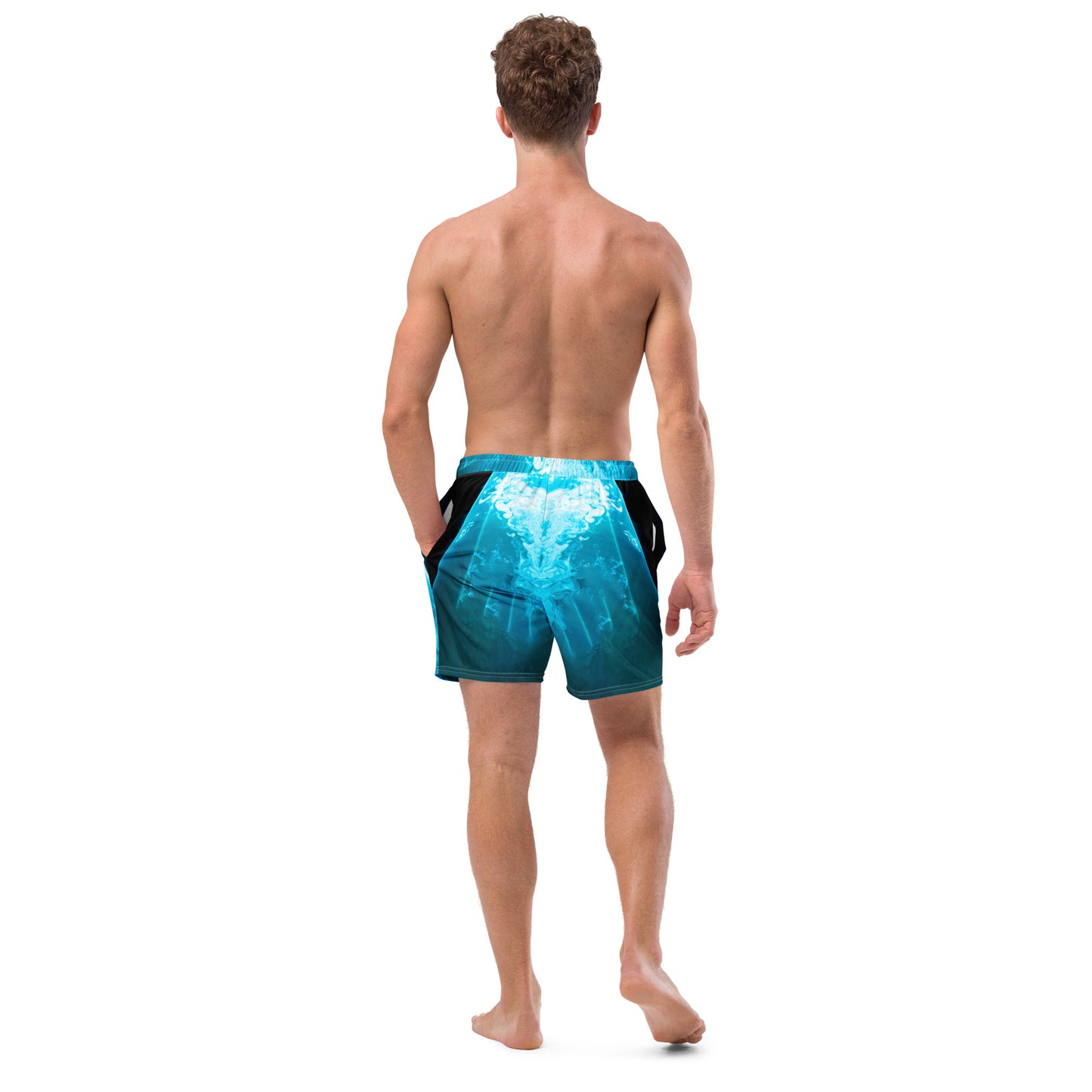 Men's Aqua Spotlight Swim Trunks will give you just the experience you need to see yourself in the spotlight and look good while doing so!