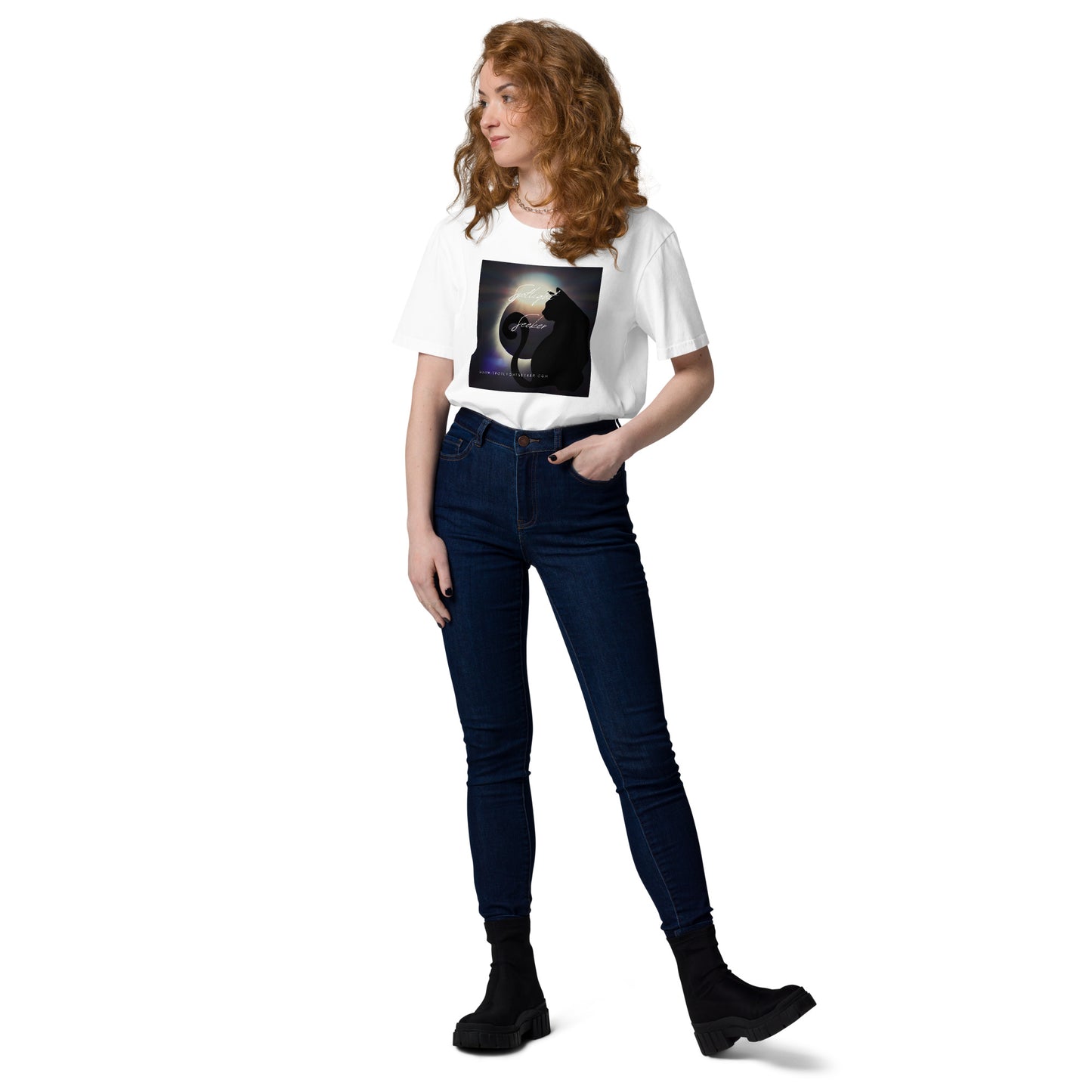 Cat Call Unisex Organic Cotton T-Shirt - Cat's Tale