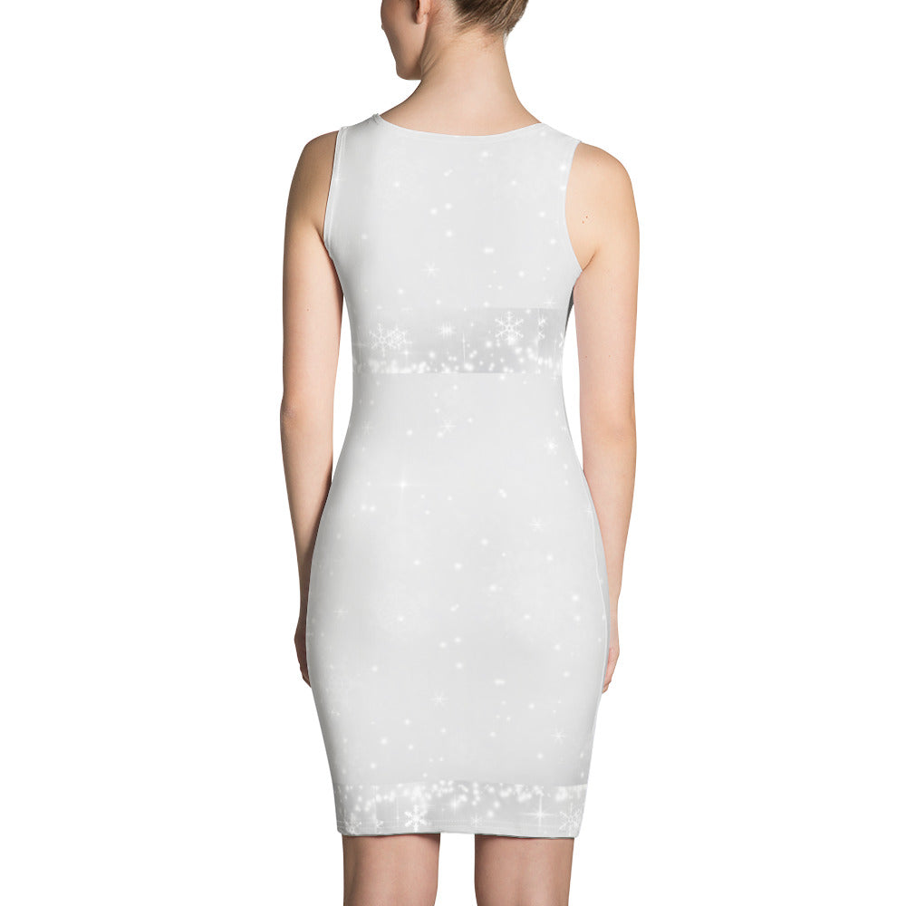 Snowflake Sparkle Full Bodycon Dress