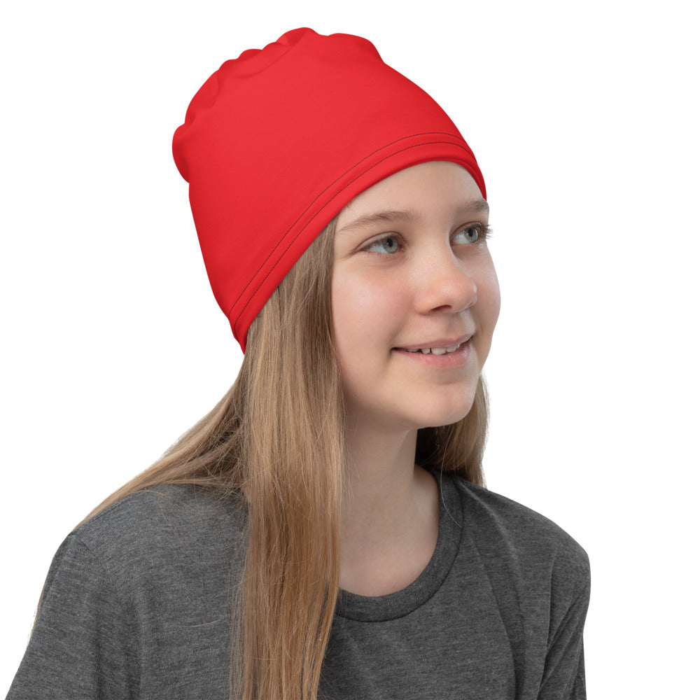 Bold Bunny Neck Gaiter - BLK & Red