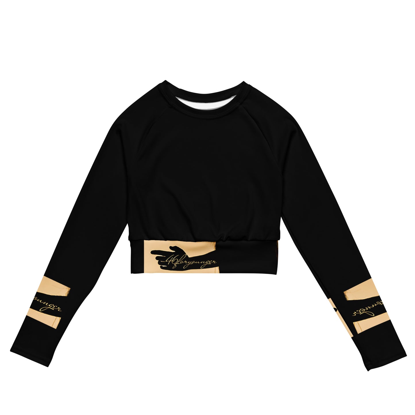 A-Ray of Emotions Long Sleeve Crop Top: An artistic canvas for profound emotions like tragedy, grief, shame, depression, and sadness. Let your art be the healing embrace for your audience, fostering connection and transformation.