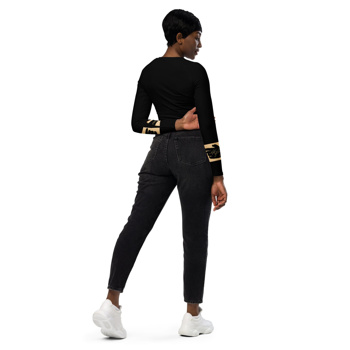A-Ray of Emotions Long-Sleeve Crop Top - Reach: Inspire and Stretch