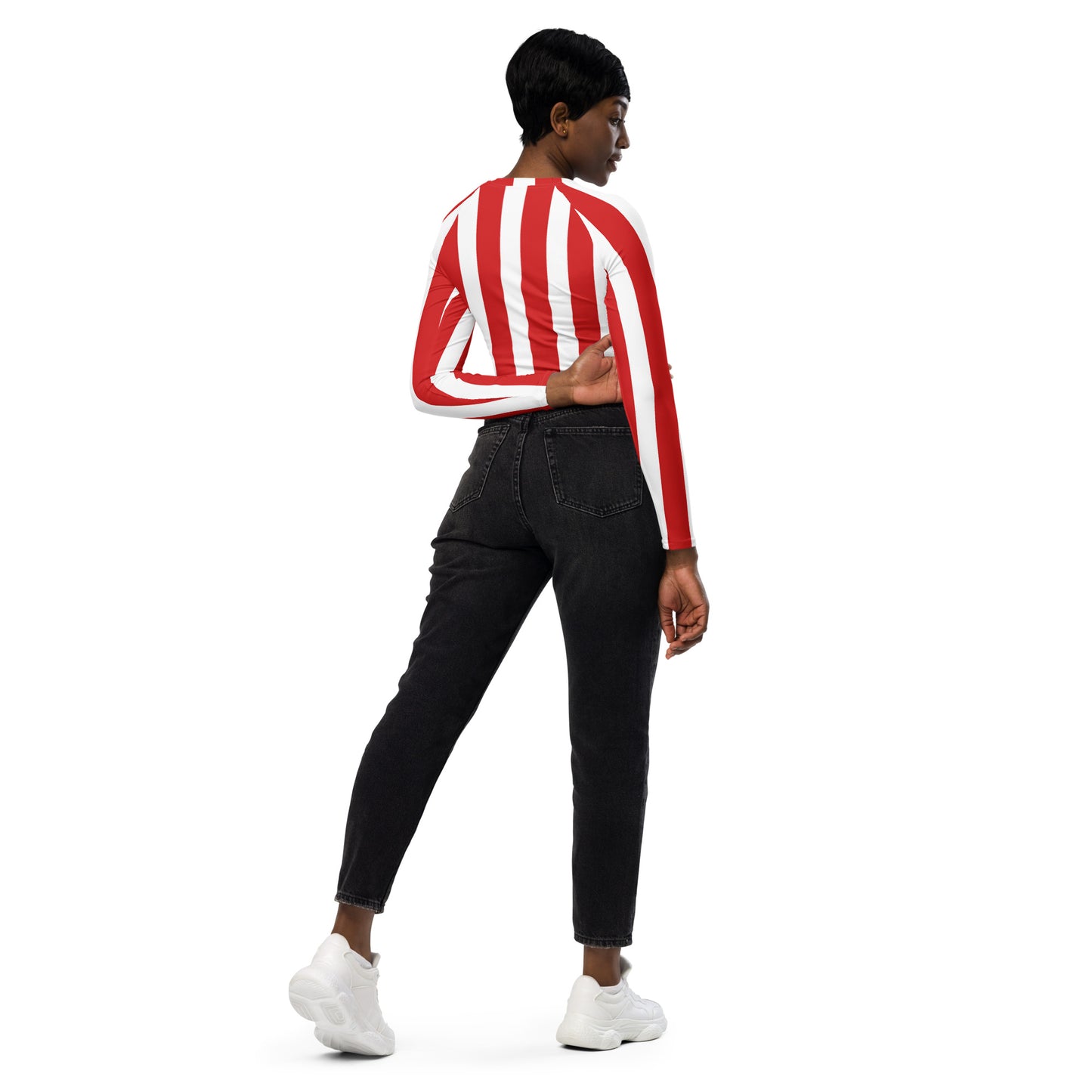 Candy Cane Crop Top