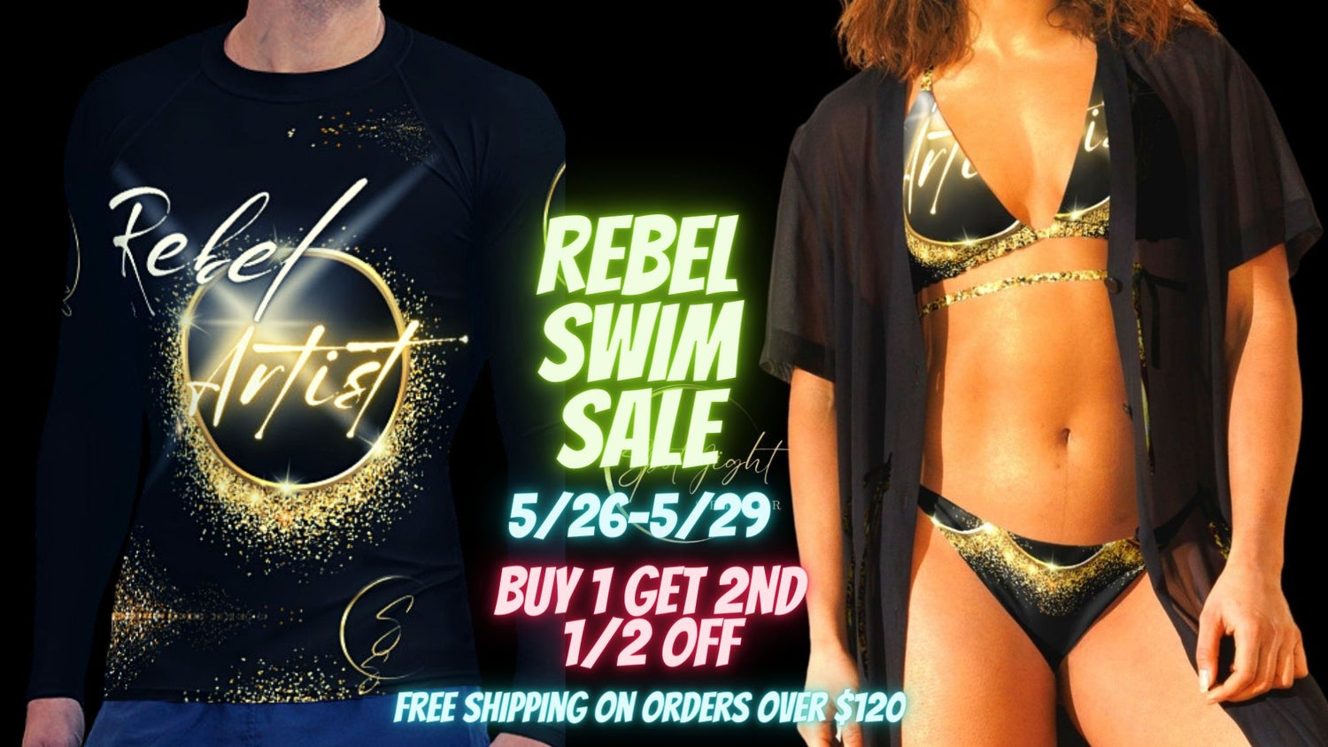 REBEL SWIM SALE MEMORIAL DAY SALE FOR ARTISTS
