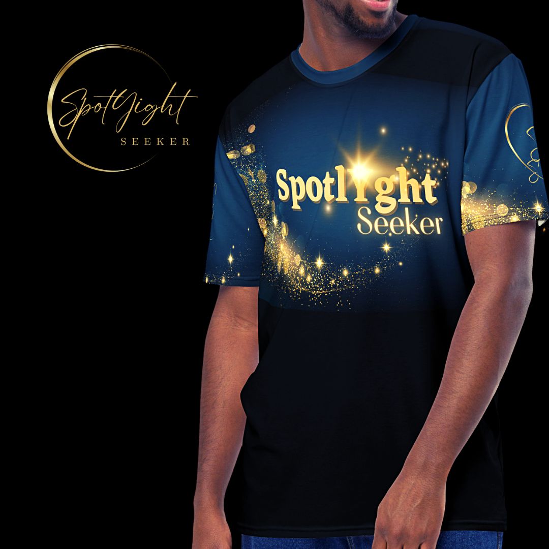 Hip hop clothes; This Lantern Signature SpotlYght Seeker T-Shirt represents the light of inspiration that stands inside of you, the artist, that ripples out from you to your audience.