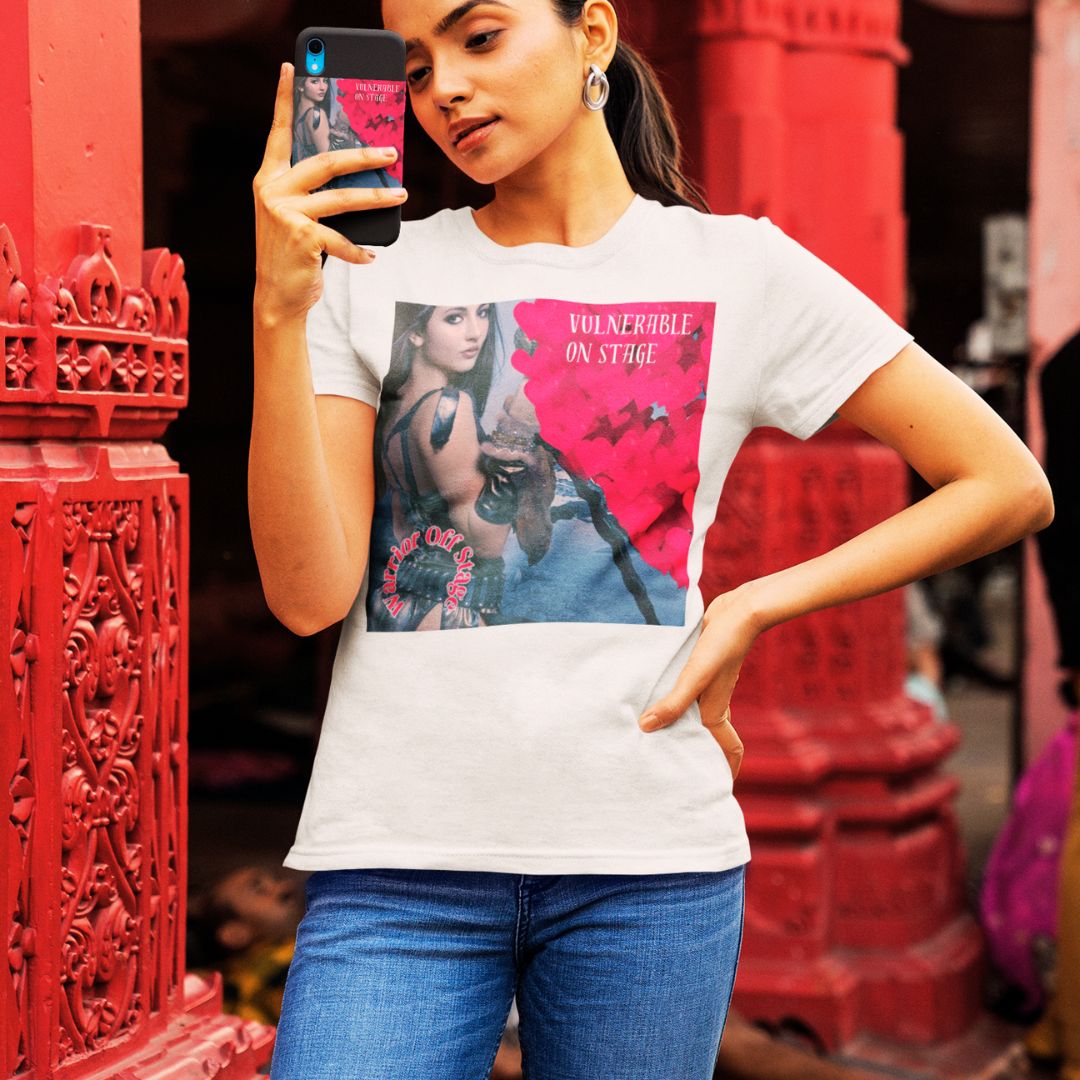 BRFA ROSE Vulnerable Artist Unisex Tee - Embrace authenticity and shield yourself from judgment with our empowering tee. Crush negative vibes and own your spotlight with every wear.