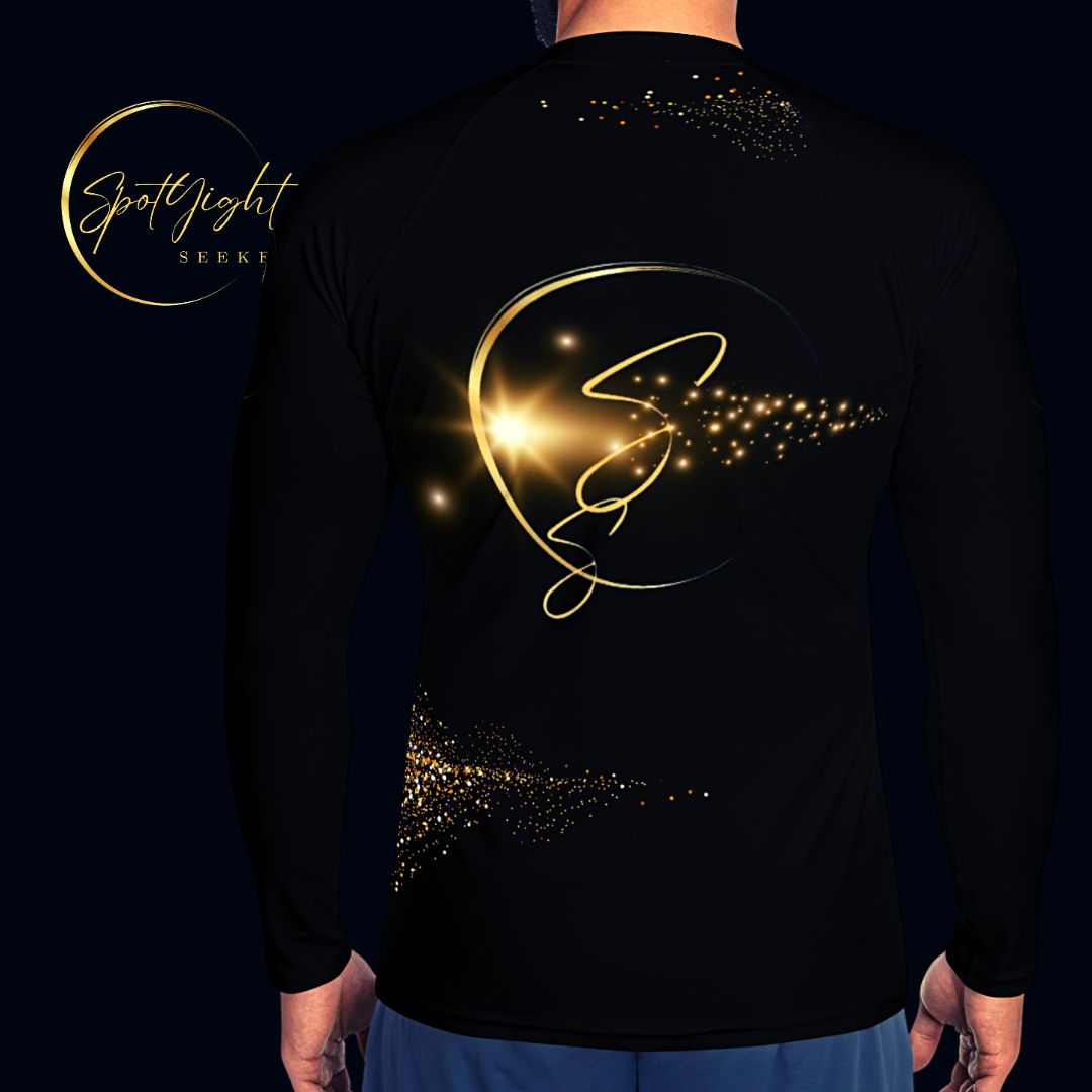 Rebel Artist Men's Rash Guard - Black