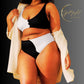 Motivate Merch High-Waisted Bikini - Lead with Your Best Self - A symbol of self-empowerment and spotlight-worthy confidence.