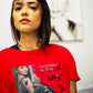 BRFA ROSE Vulnerable Artist Unisex Tee - Embrace authenticity and shield yourself from judgment with our empowering tee. Crush negative vibes and own your spotlight with every wear. Red