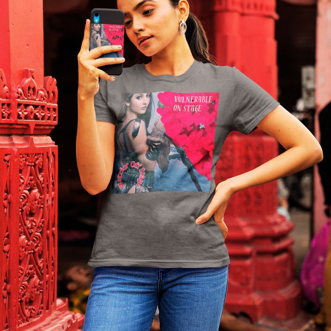 BRFA ROSE Vulnerable Artist Unisex Tee - Embrace authenticity and shield yourself from judgment with our empowering tee. Crush negative vibes and own your spotlight with every wear.