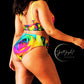 Sunlight & Roses High-Waisted Bikini