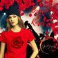 Emote Merch from SpotlYght Seeker - Bravo and Roses Fashion Fit T-Shirt for the Female Artist because artists deserve praise.