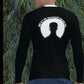 A confident man wearing the LBS Motivate Merch Men's Rash Guard, ready to lead with his best self and set goals for success