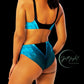 Aqua SpotlYght High-Waisted Bikini - Unveil your brilliance with confidence and creativity. Embrace your artistry and shine beyond the stage.