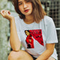 Unleash your artistic essence with the Vulnerable Warrior AFA B/W Tee. Break free from perfectionism, embrace authenticity, and let your true artistry shine through with each wear. White