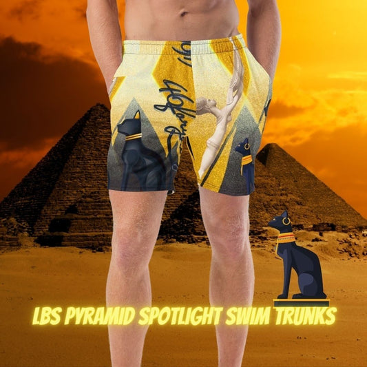 Rock the Egyptian Pyramid SpotlYght Swim – Where Ancient Vibes Meet Modern Waves.