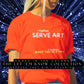 I Serve Art Highkey Heavyweight Unisex T-Shirt
