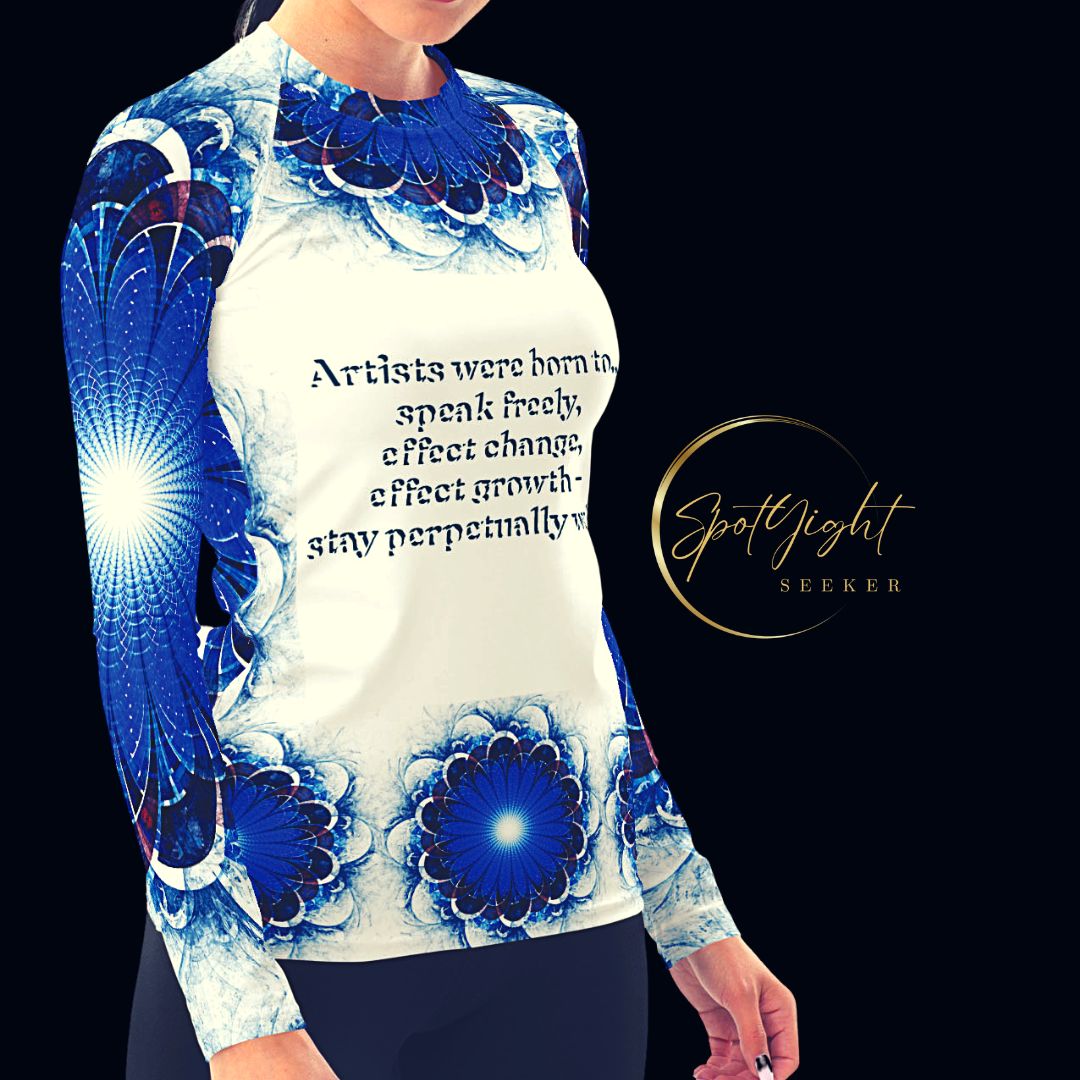 Perpetually Woke Women's Rash Guard