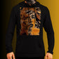 An artist confidently wearing the Ghosted Unisex Lightweight Hoodie showcasing their creativity.