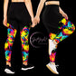 Emote Merch from SpotlYght Seeker - from the Bravo and Roses Collection the Moonlight & Roses Sports Leggings Plus Size for the Female  Artist because artists deserve praise.