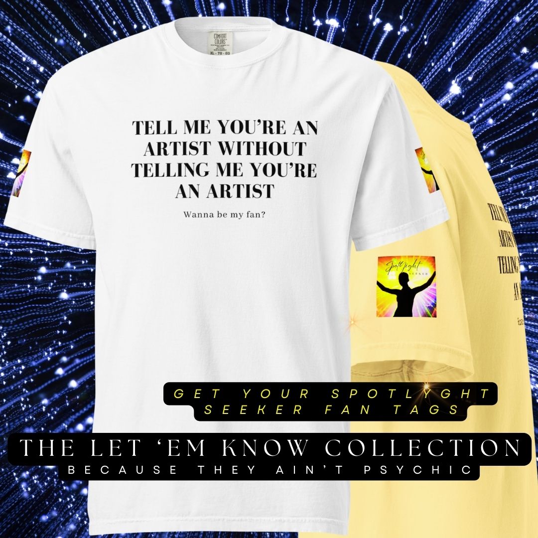 Tell 'Em/Fan Heavyweight Unisex T-Shirt w/Signature SpotlYght Tags - Yellow