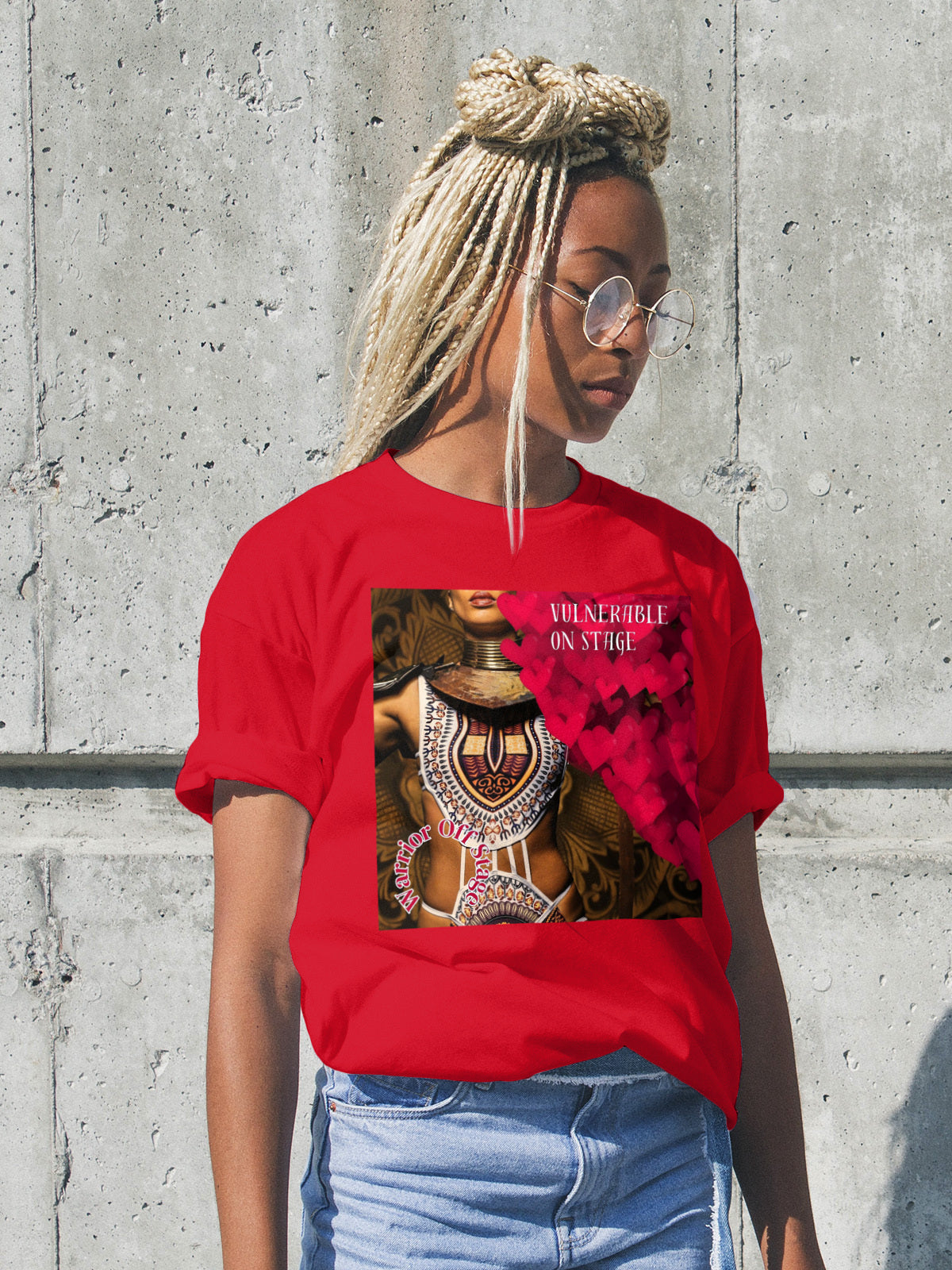 Unleash your vibe with the Unisex Artist Vulnerable Warrior T-Shirt - BFA1. This ain't just a tee; it's a power move for Black Female Artists (BFA). Rock authenticity on stage, warrior vibes off stage. Your style, your strength, your statement in the world of art and beyond.