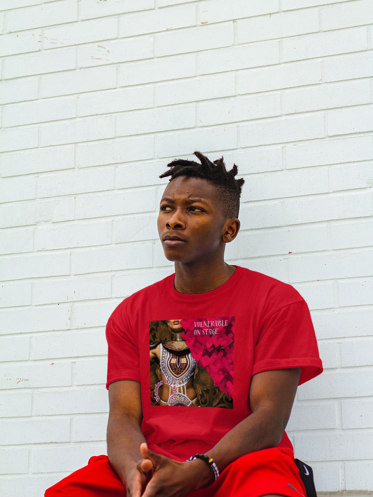 Unleash your vibe with the Unisex Artist Vulnerable Warrior T-Shirt - BFA1. This ain't just a tee; it's a power move for Black Female Artists (BFA). Rock authenticity on stage, warrior vibes off stage. Your style, your strength, your statement in the world of art and beyond.