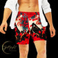 Emote Merch from SpotlYght Seeker - Bravo and Roses dynamic swim trunks for the Male  Artist because artists deserve praise.