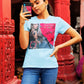 BRFA ROSE Vulnerable Artist Unisex Tee - Embrace authenticity and shield yourself from judgment with our empowering tee. Crush negative vibes and own your spotlight with every wear. Ocean Blue