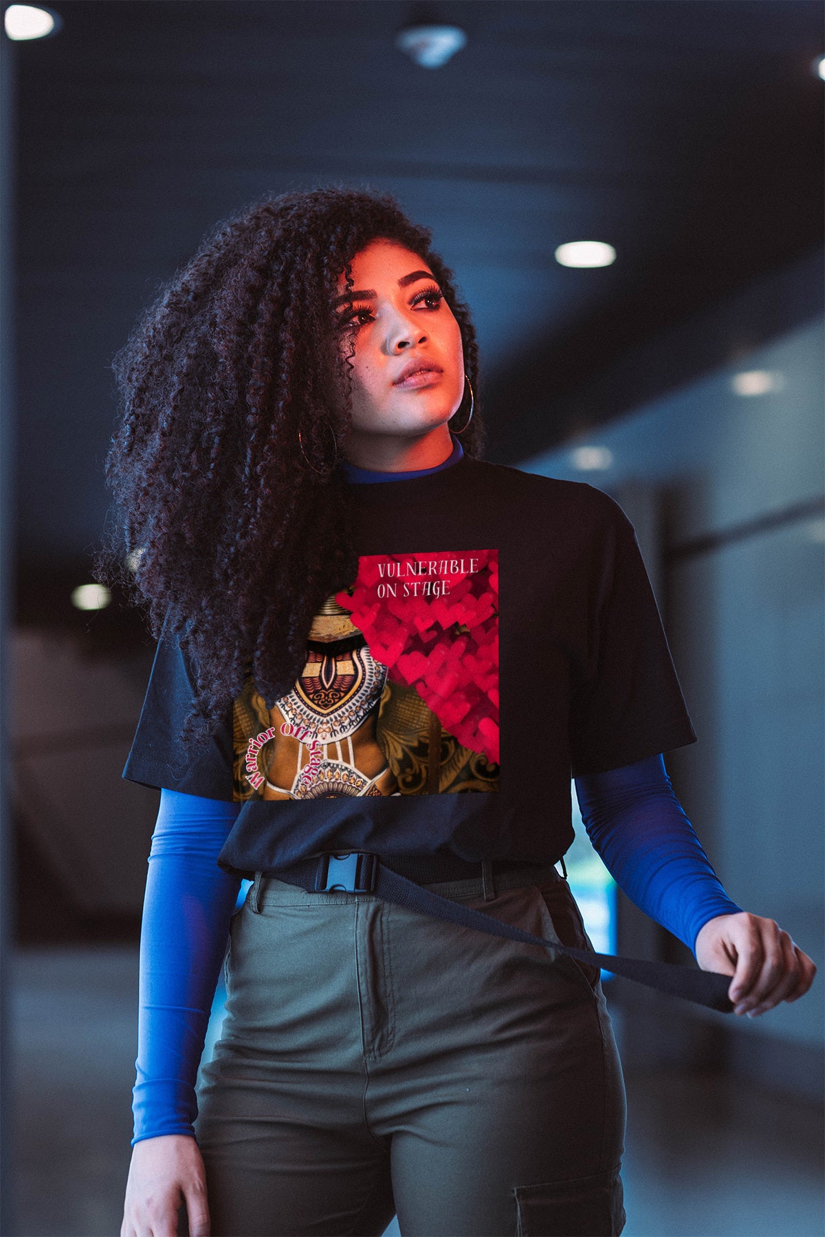 Unisex Artist Vulnerable Warrior T-Shirt - BFA1 Rustiq