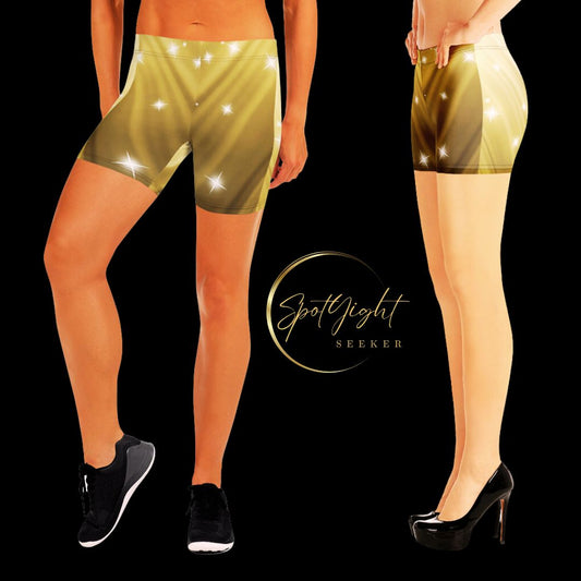 Women's Gold Spotlyght Short Shorts