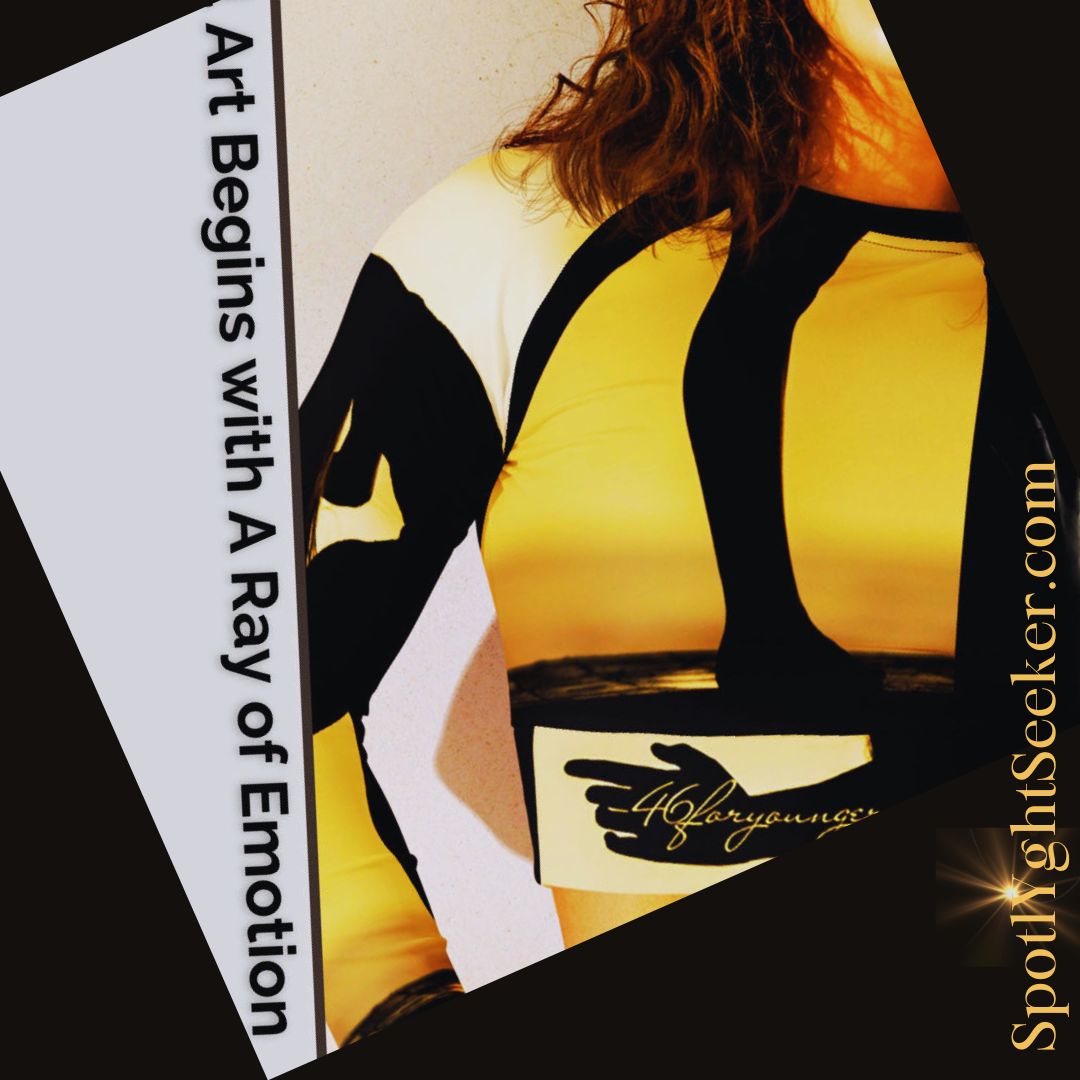 A-Ray of Emotions' Long Sleeve Crop Top - AH - Emote Merch, designed to inspire you to tap into profound emotions that elevate your artistry. 