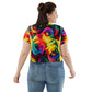 Sunlight & Roses Crop Tee - Plus Size