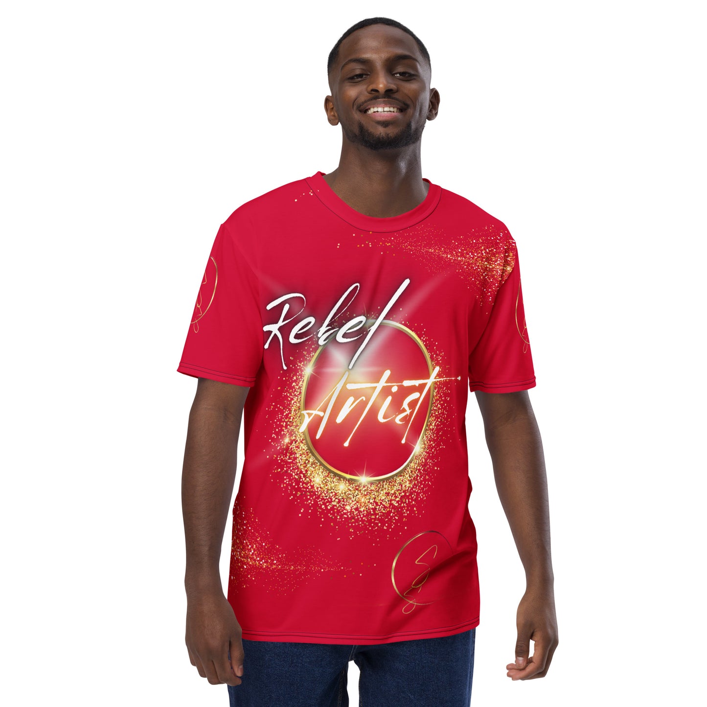 Discover the Essence of Artistic Rebellion: Introducing the Rebel Artist Men's T-Shirt by SpotlYght Seeker. Embrace the unique journey of artists carving their distinctive paths, often misunderstood as rebellious. In reality, these creators are visionary trailblazers, propelling society towards an uncharted future. 