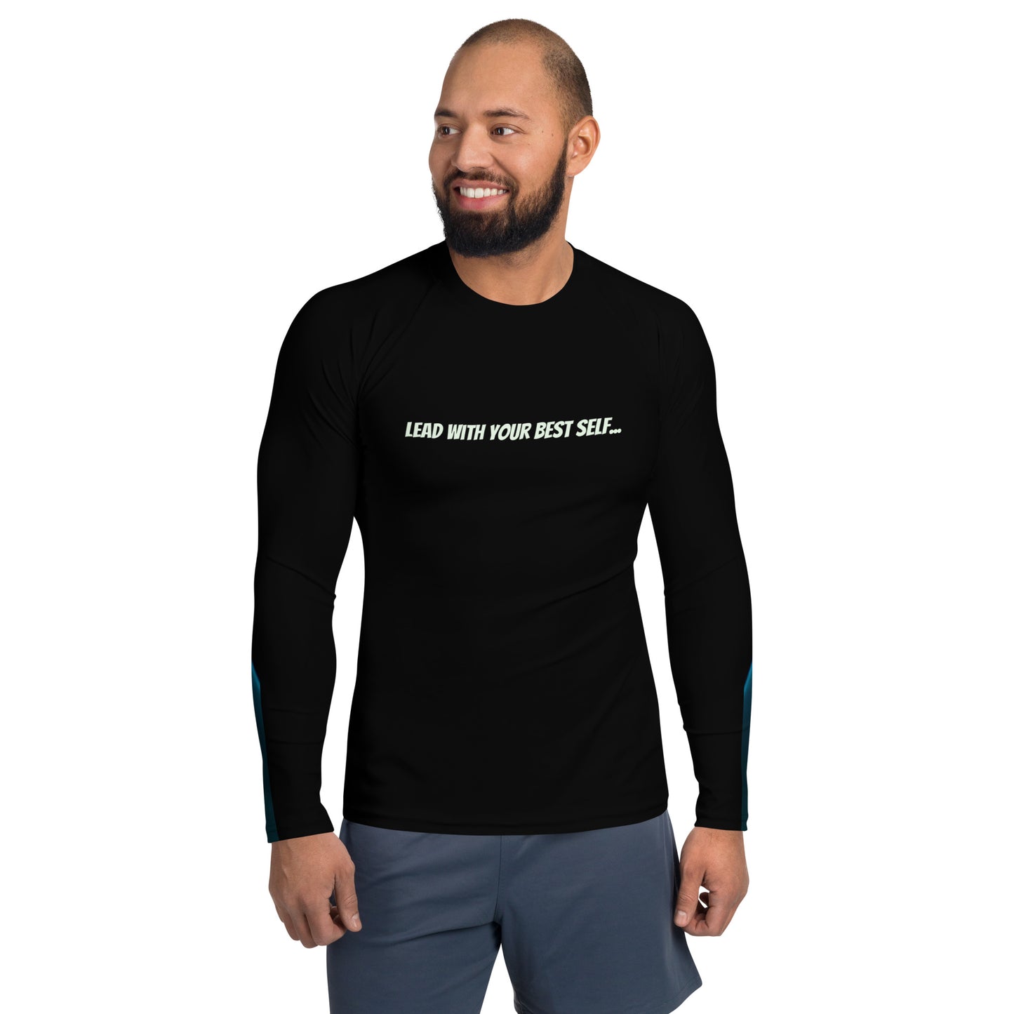 LBS Men's Aqua SpotlYght Rash Guard