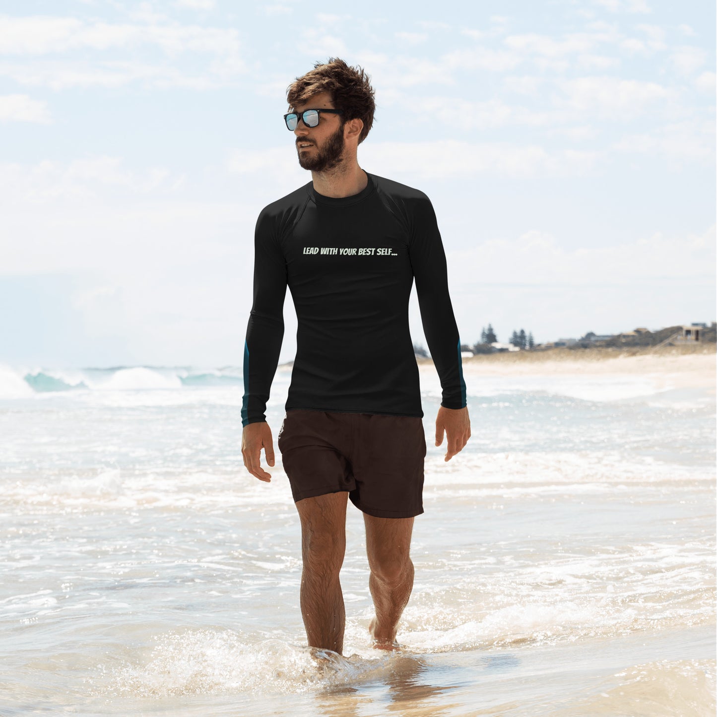 LBS Men's Aqua SpotlYght Rash Guard