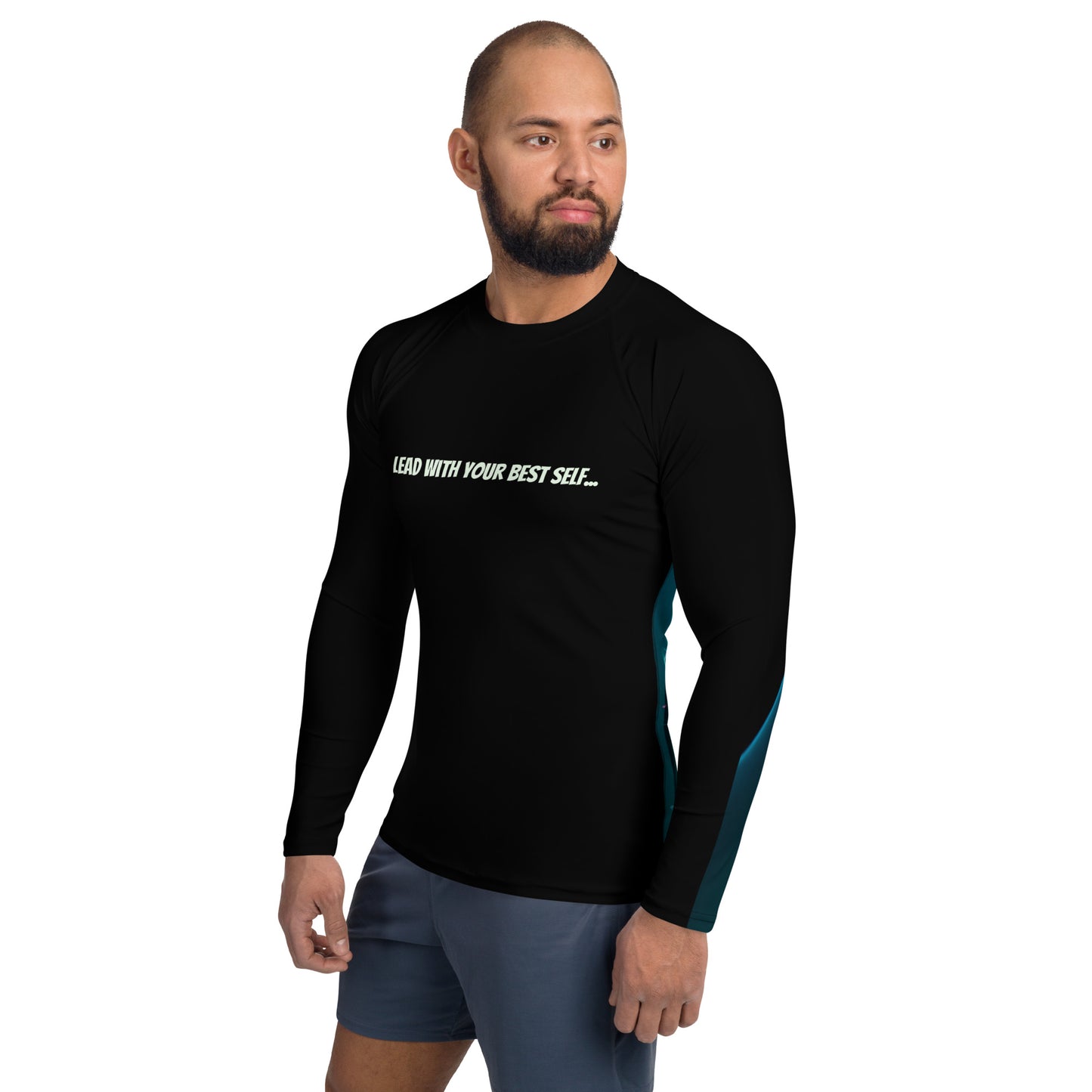 LBS Men's Aqua SpotlYght Rash Guard