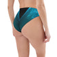 This Aqua Spotlight High-Waisted Bikini Bottom for the female artist  will give you just the experience you need to see yourself in the spotlight and look good while doing so!