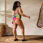 Plus Size Emote Merch from SpotlYght Seeker - from the Bravo and Roses Collection the Moonlight & Roses  High-Waisted Bikini for the Female Artist because artists deserve praise.