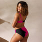 LBS Motivate Merch High-Waisted Bikini - Set Goals, Own the Spotlight - Your key to success and spotlight-worthy confidence!