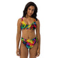 Moonlight & Roses High-Waisted Bikini