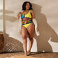 Sunlight & Roses High-Waisted Bikini