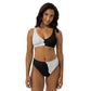 LBS Motivate Merch High-Waisted Bikini - Set Goals, Own the Spotlight - Your key to success and spotlight-worthy confidence!
