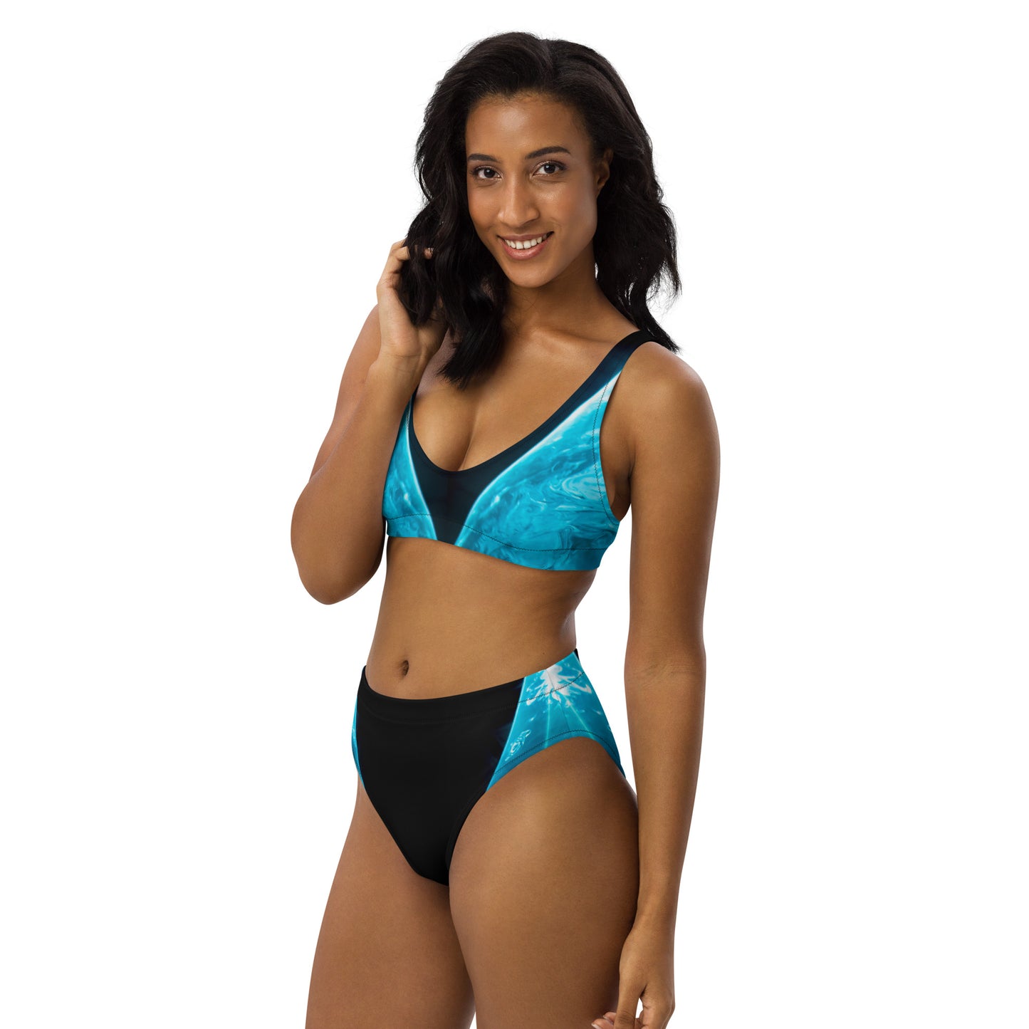 Aqua V SpotlYght High-Waisted Bikini