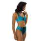 Aqua SpotlYght High-Waisted Bikini - Unveil your brilliance with confidence and creativity. Embrace your artistry and shine beyond the stage.