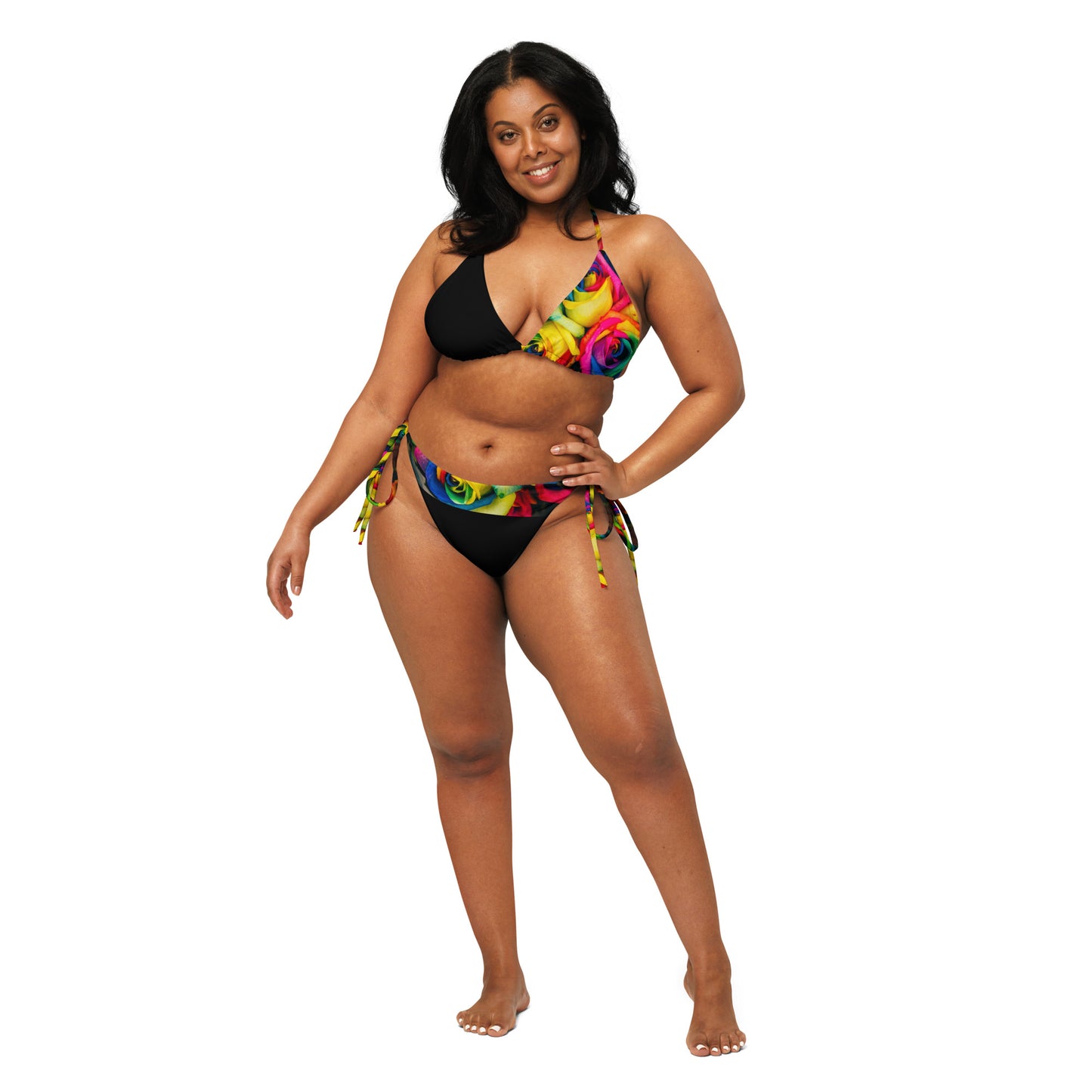 Moonlight & Roses String Bikini