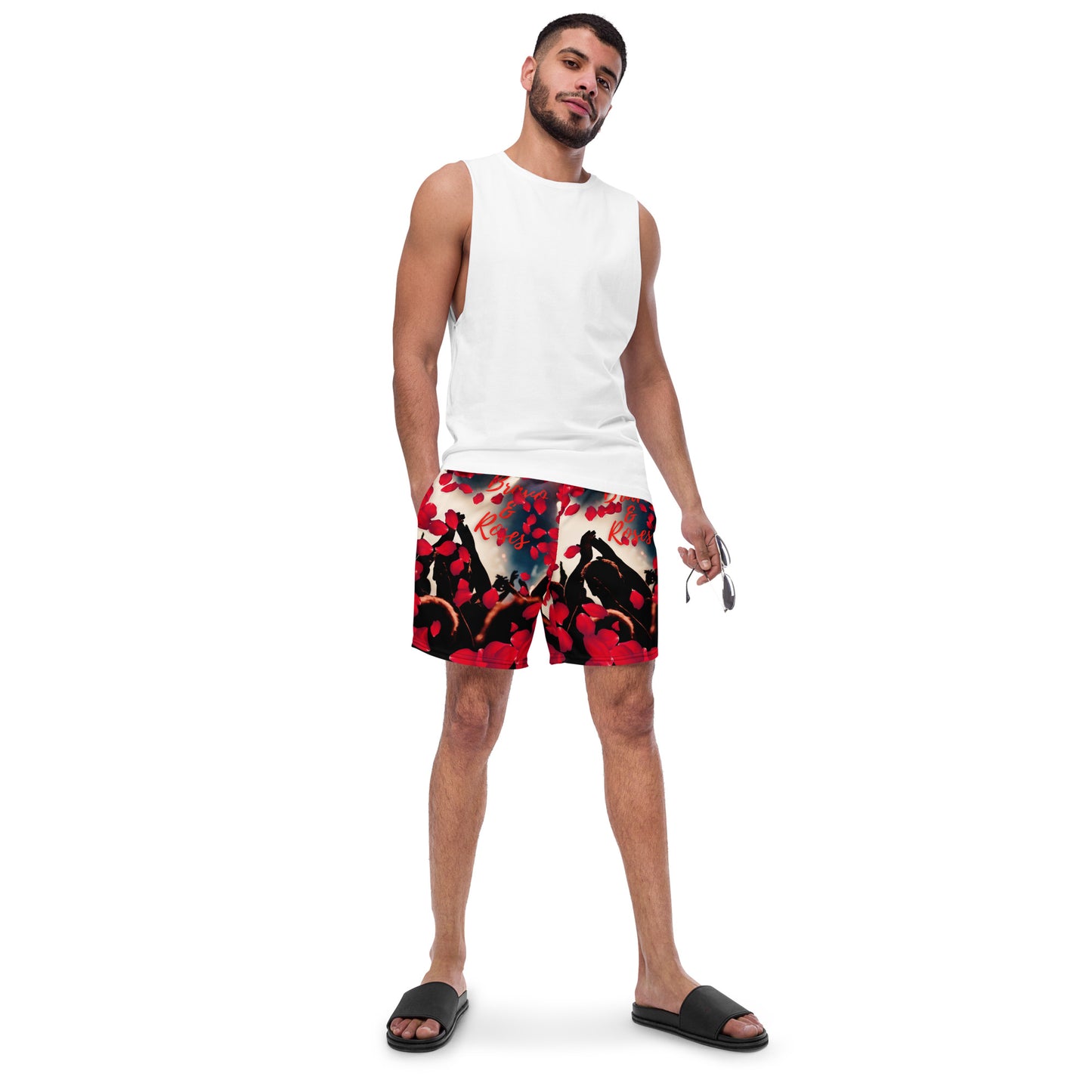 Bravo & Roses Men's Swim Trunks