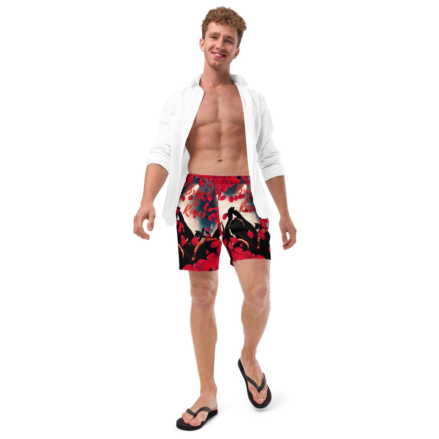 Bravo & Roses Men's Swim Trunks