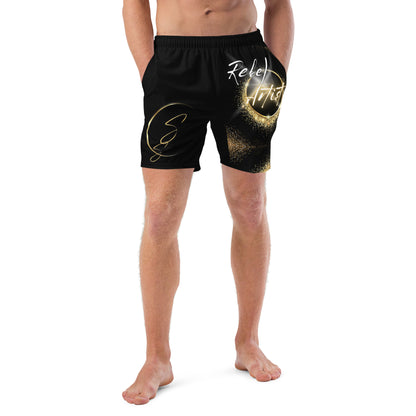 ⚫ Embrace the Elegance of Rebellion ⚫ Unleash Your Inner Beach Maverick ✨  Dive into rebellion with our Black Rebel Artist Swim Trunks. The classic black design is more than just swimwear – it's a testament to your bold style, effortlessly elegant yet fiercely rebellious.