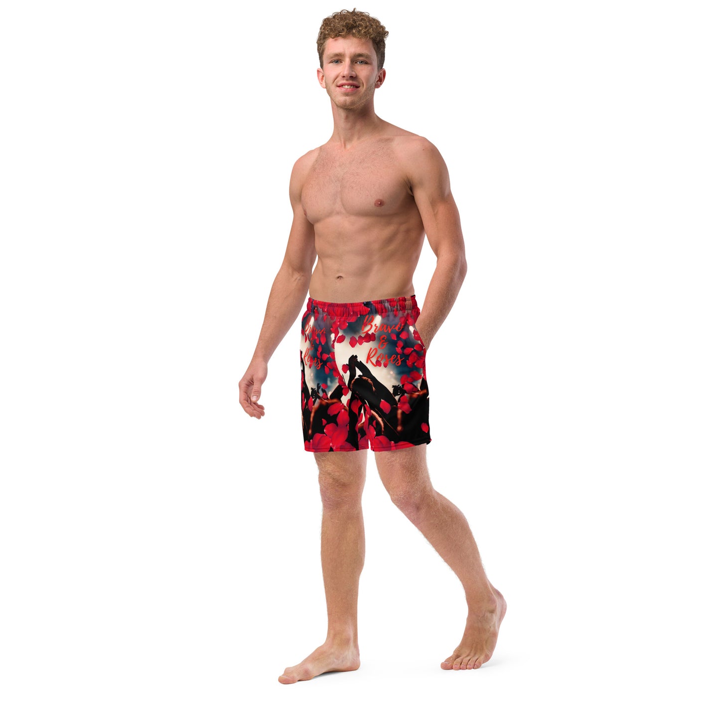 Bravo & Roses Men's Swim Trunks